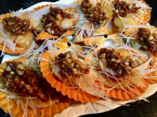 蒜蓉粉丝蒸扇贝